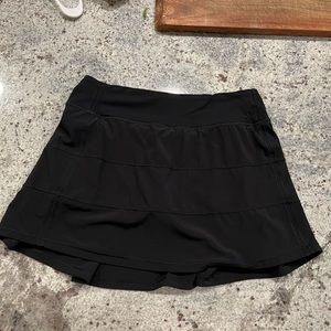 Pace Rival Tennis Skirt - Lululemon Black